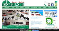 Desktop Screenshot of confesercentisassari.it
